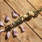 Healing Tool: Rosemary Smudge Wand Bundle with Amethyst Crystal